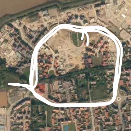 Burgattes road walking route map in Little Canfield