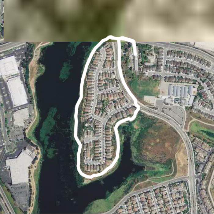 Struve slough walking route map in Pajaro