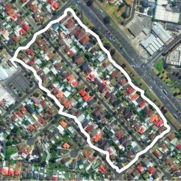 Twinkle walking route map in Springvale