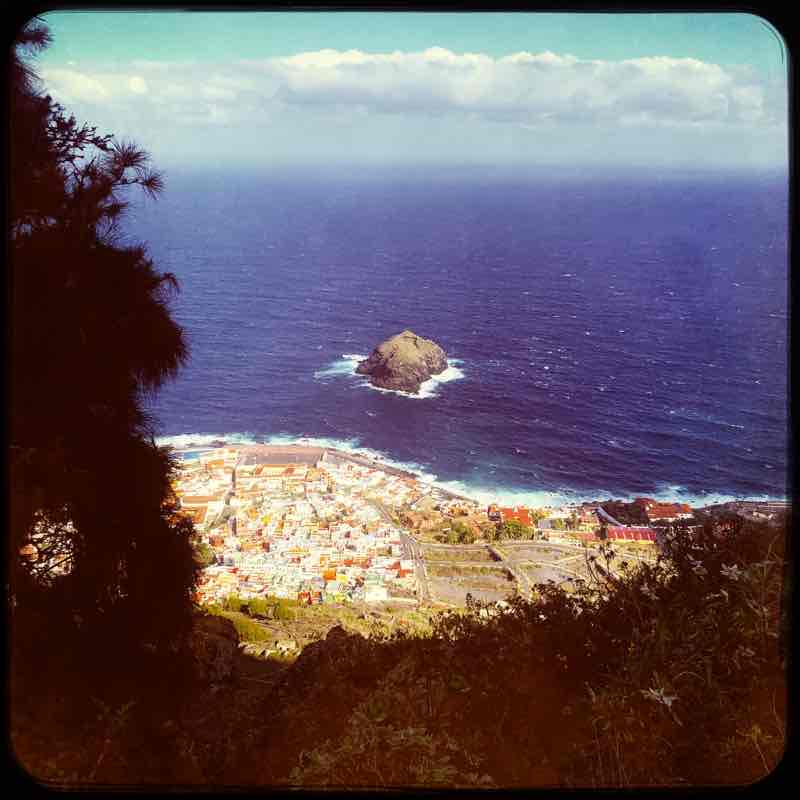Garachico Tenerife walking route map in Garachico