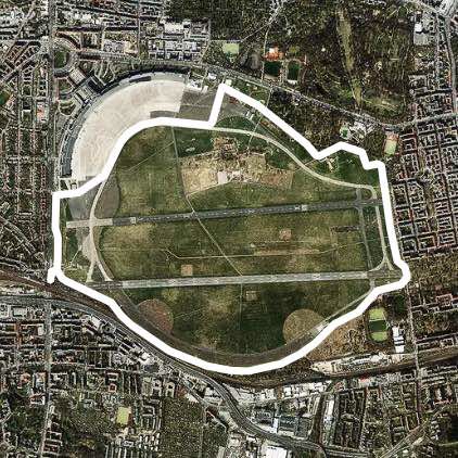 Tempelhof Field Lap in Berlin | Walking Map