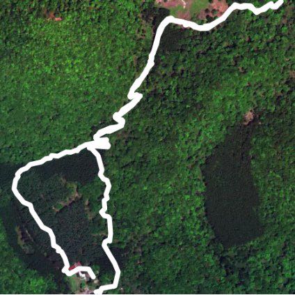 Lake Toya Nakajima walking route map in Sobetsu