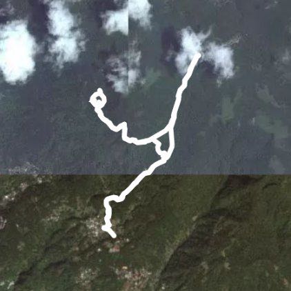 面天向天步道、向天池