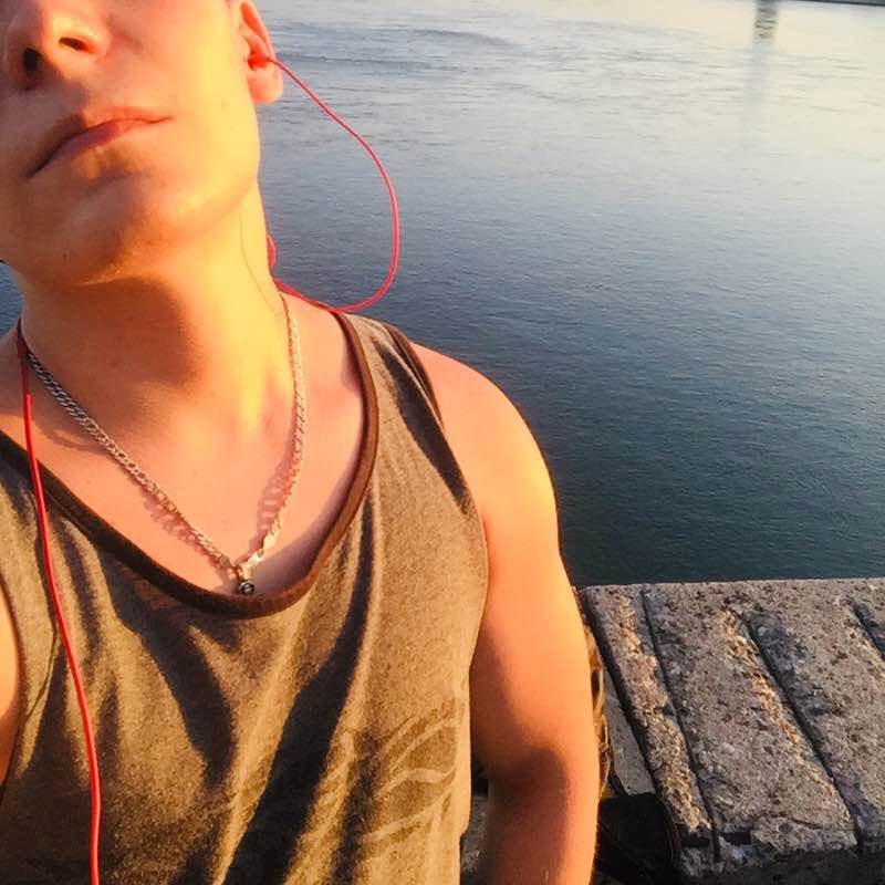 Arrow walking route map in Oskemen