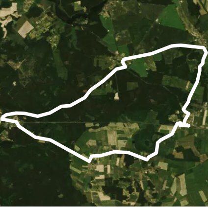 Around Nennhausen, small walking route map in Nennhausen