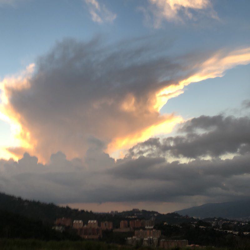 Hatillo's plot walking route map in Caracas