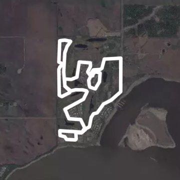 Gleniffer Lake Resort  walking route map in Dickson