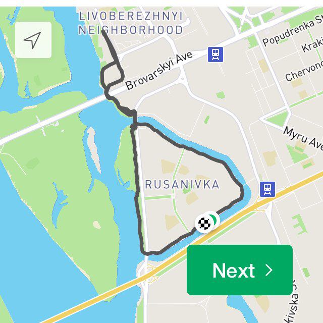 Русанівська+Лівобережна