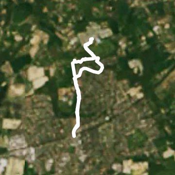 Walk from Bashley to New Milton walking route map in Hordle