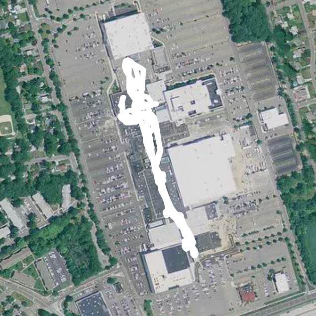 On my scooter at the mall!