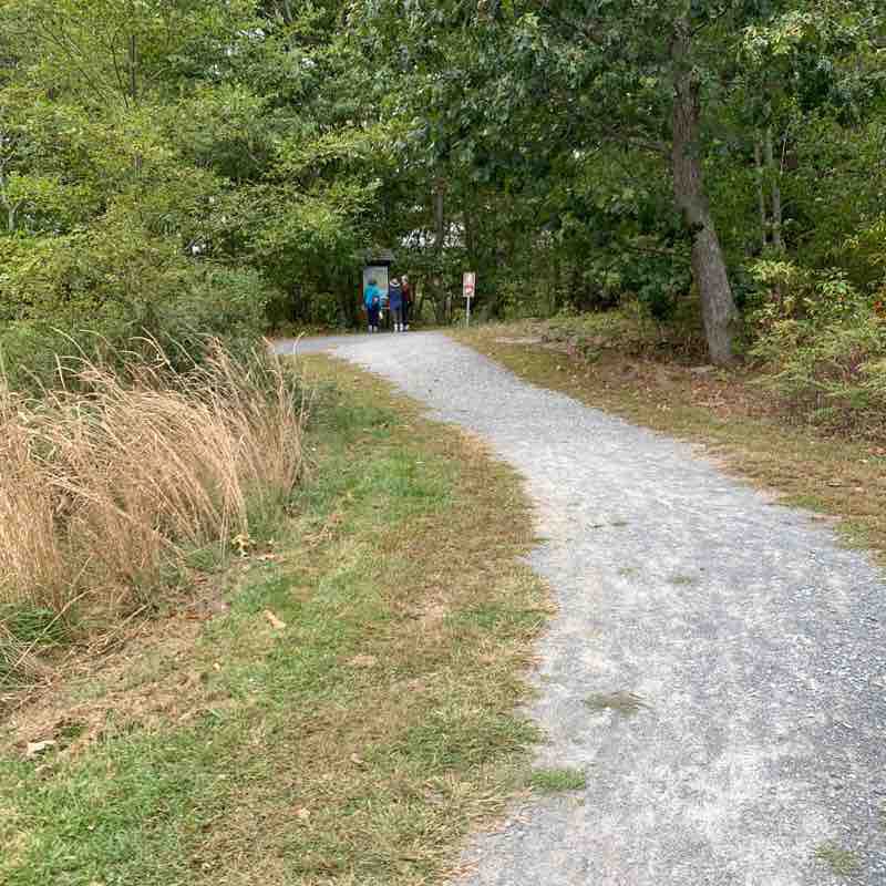 Reserve  walking route map in Mastic