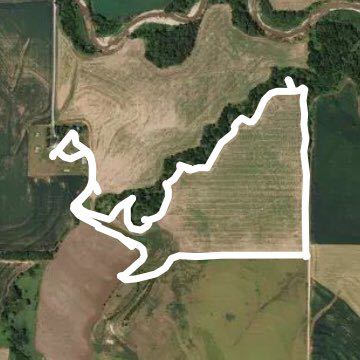 Far East Field Hike walking route map in Syracuse