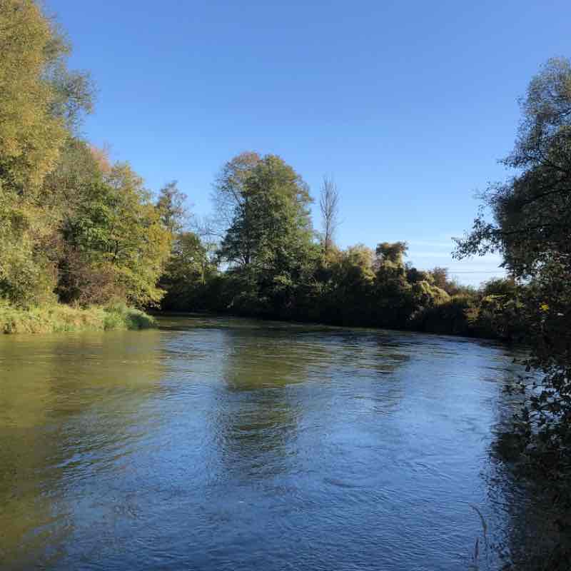 Amper hike walking route map in Bremen