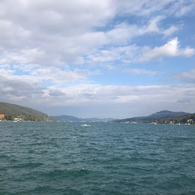 Wörthersee ring walking route map in Maria Wörth