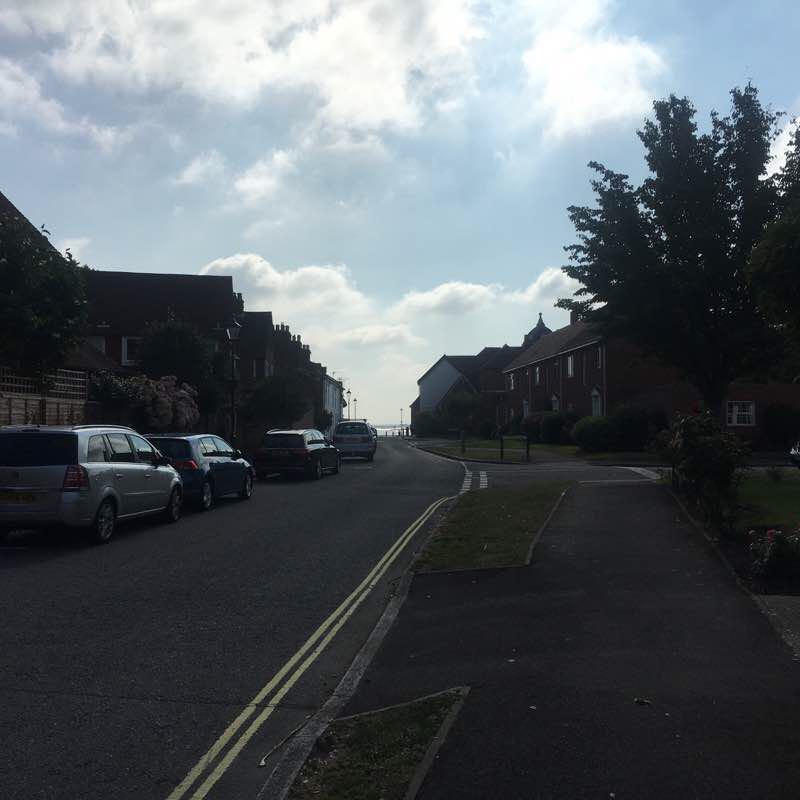 Heyling island walking route map in Havant