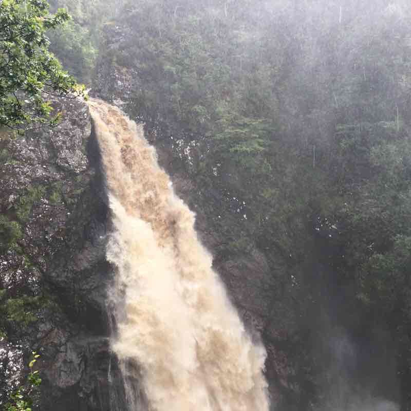 Falls of Foyers walking route map in Foyers