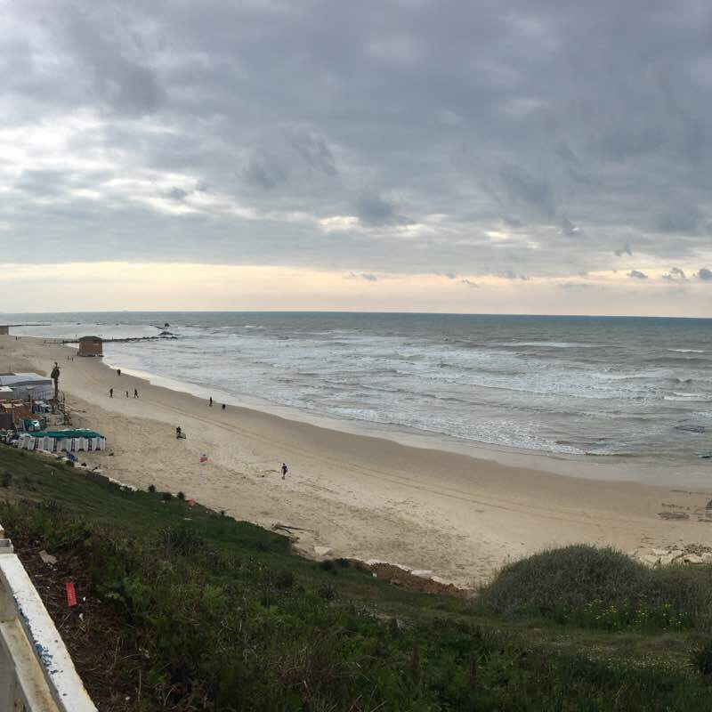 Bat yam walking route map in Bat Yam