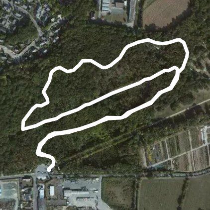 Parc de Pignerol walking route map in Saint-Barthélemy-d'Anjou