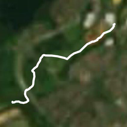 Chawson river (short version) walking route map in Droitwich Spa