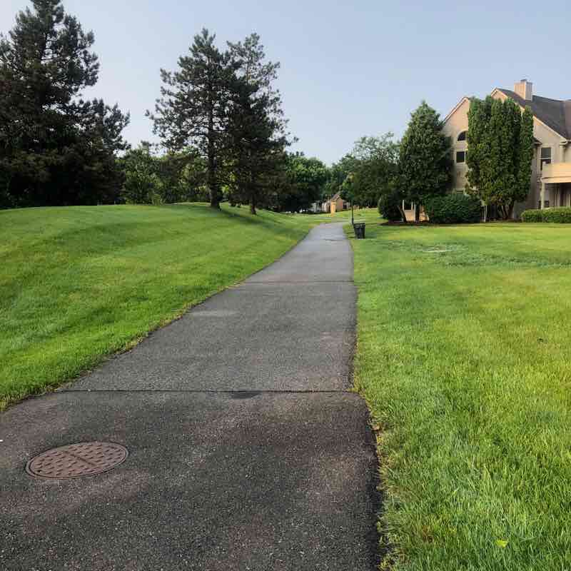 Asherton of Dublin walking route map in Dublin