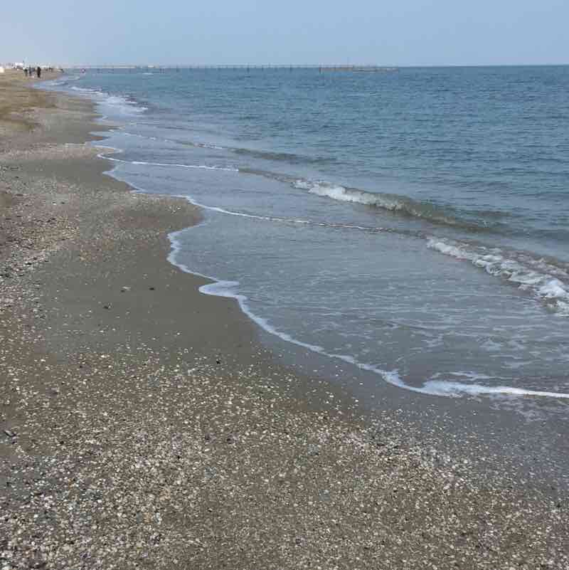 Мare walking route map in Riccione