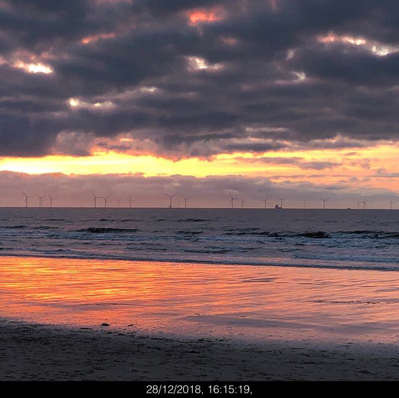 Cattle walking route map in Formby