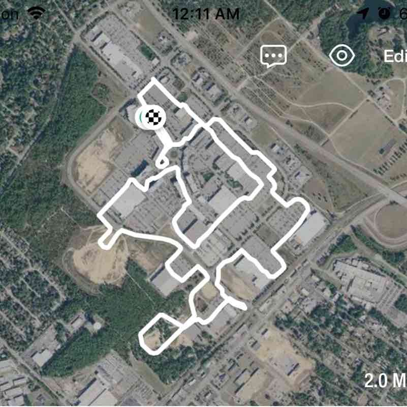 Sandhills  walking route map in Elgin