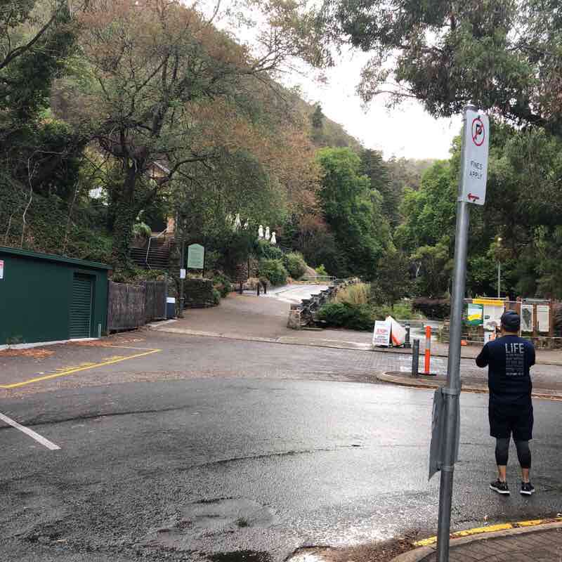Waterfall Gully to Mount Lofty Summit walking route map in Cleland