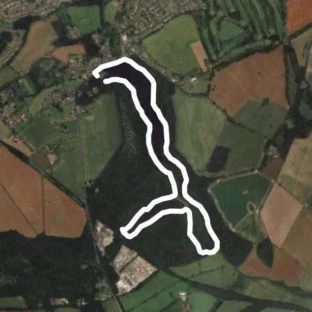 Newmiller dam Walk Trail Crigglestone, Wakefield, England Pacer