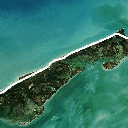 Carmen - Islaguada walking route map in Ciudad del Carmen