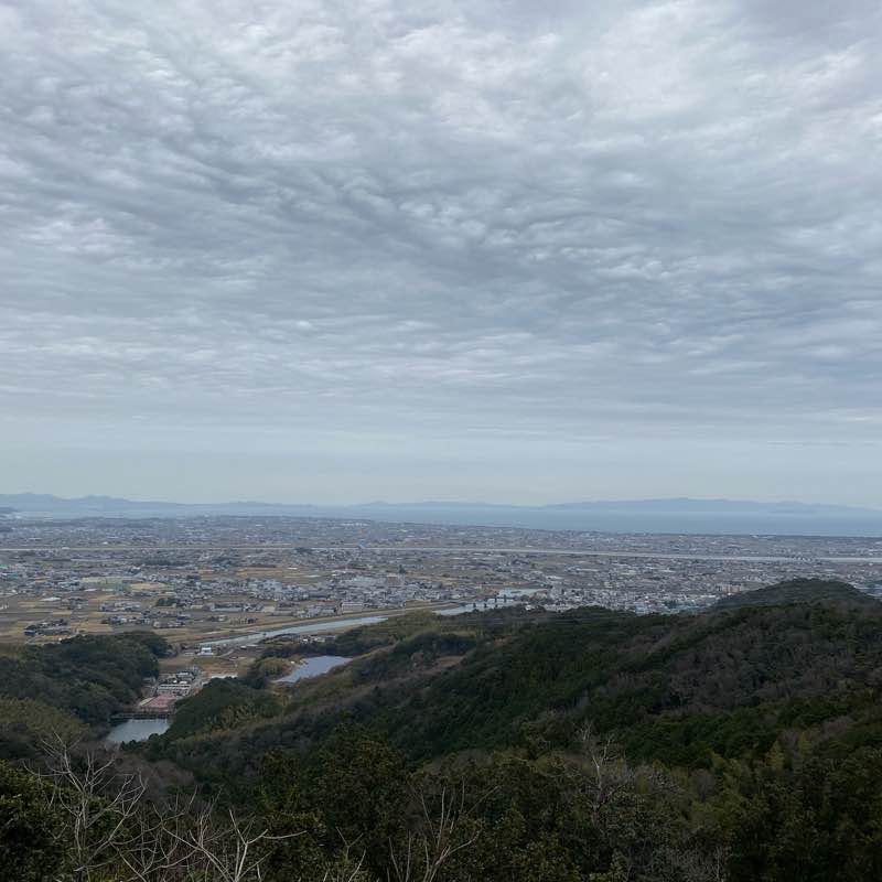 Kajiga Mine walking route map in Anan