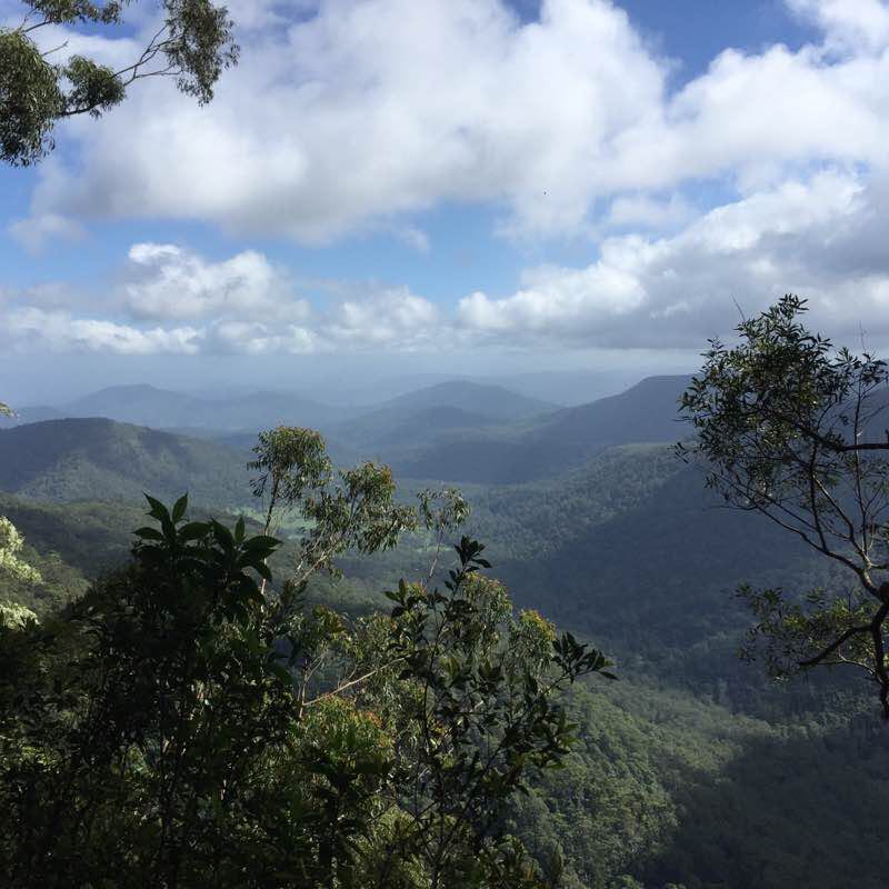 Bar Mountain Circuit walking route map in Upper Horseshoe Creek