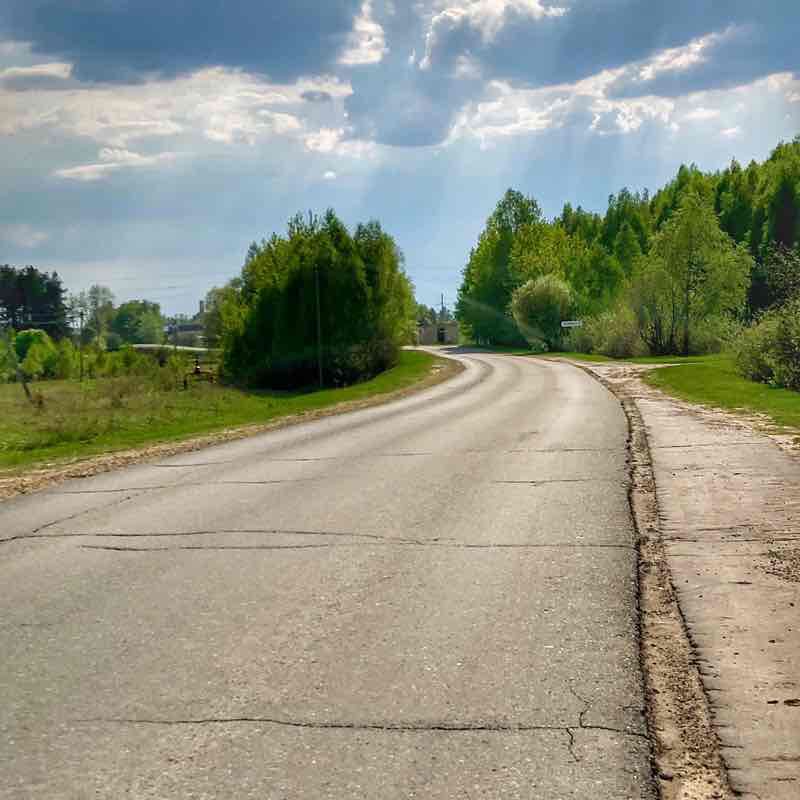 We’re going, going to the neighboring village .... walking route map in Temnikov