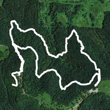 Wildcat State Park walking route map in Ontario