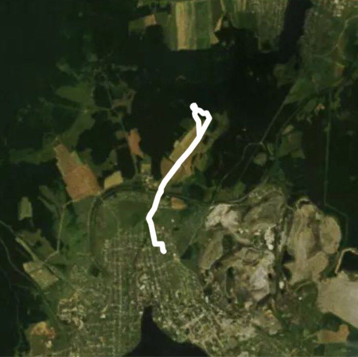 Walk in the forest walking route map in Kushva