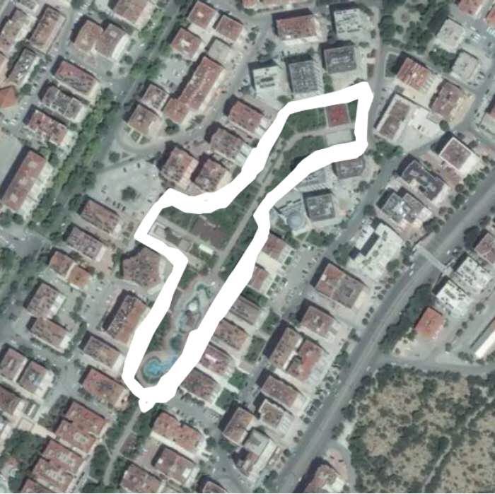 Nene walking route map in Konya