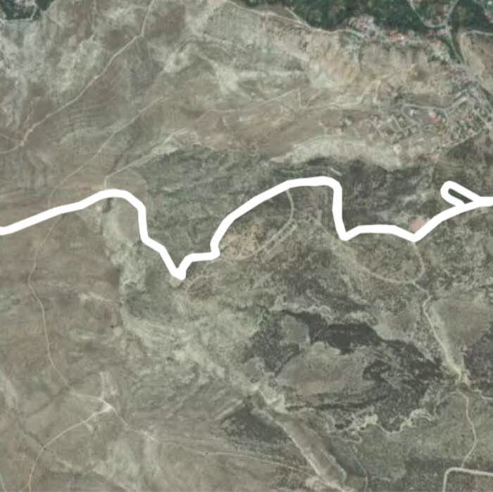 Meram ties walking route map in Konya