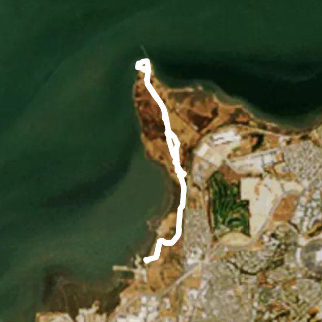 Point pinole walking route map in El Sobrante