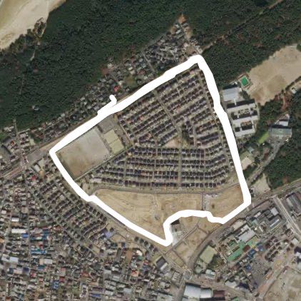 杜の宮住宅周回コース