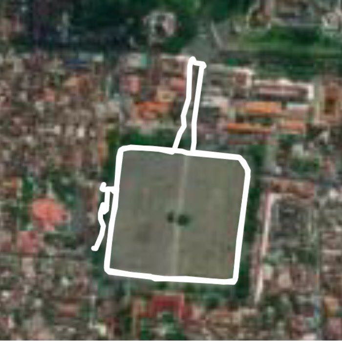 alun-alun night walking