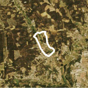 Healthy walk walking route map in Outeiro da Cortiçada