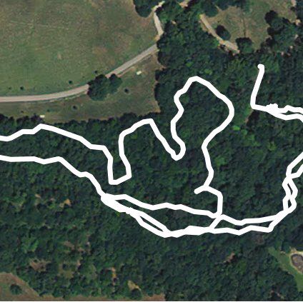 Black Rock Trail walking route map in Fort Scott