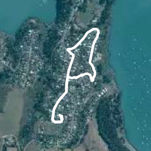 My walk  walking route map in Diamond Harbour