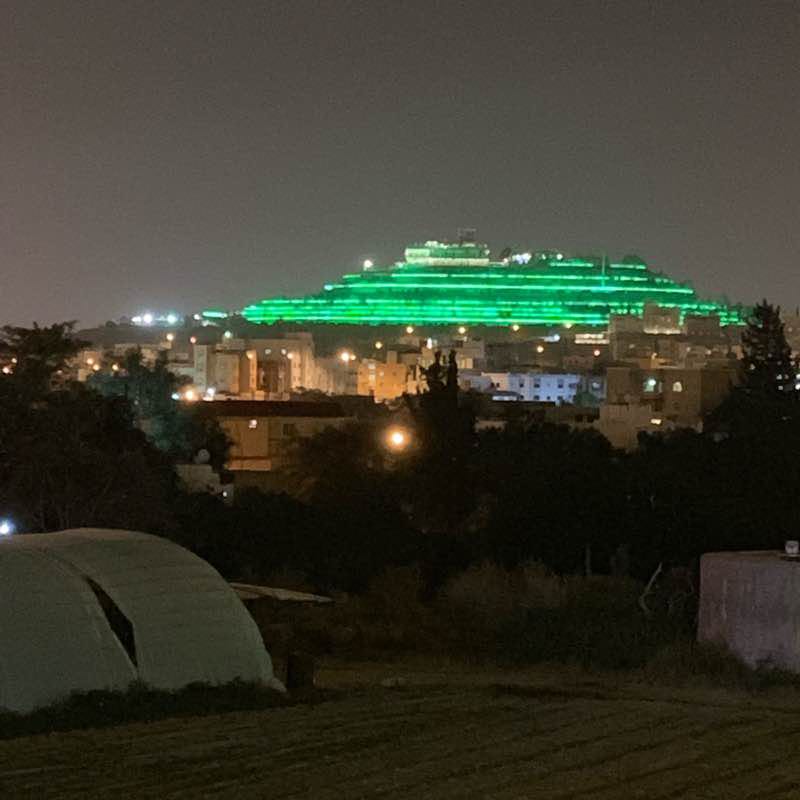 Abha Public Parkland  walking route map in Abha