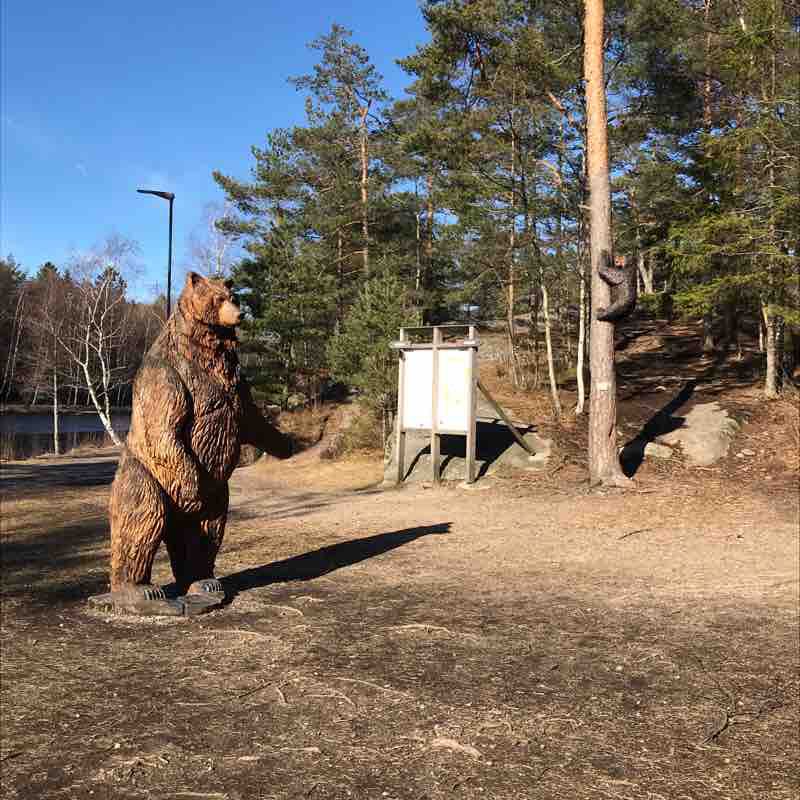 Norway walking route map in Fredrikstad