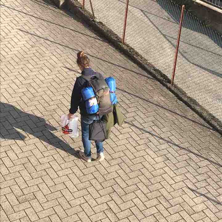 Path of the Wayfarer walking route map in Crebbio