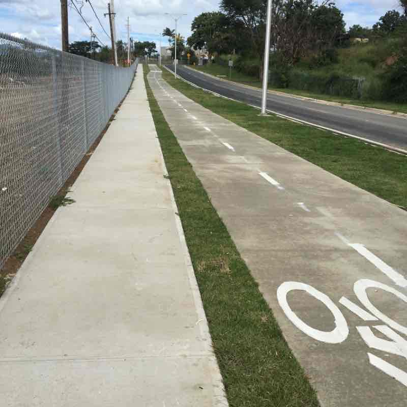 Coamo baths walking route map in Coamo