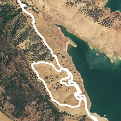 The Reservoir Watershed Jeans walking route map in Discovery Bay