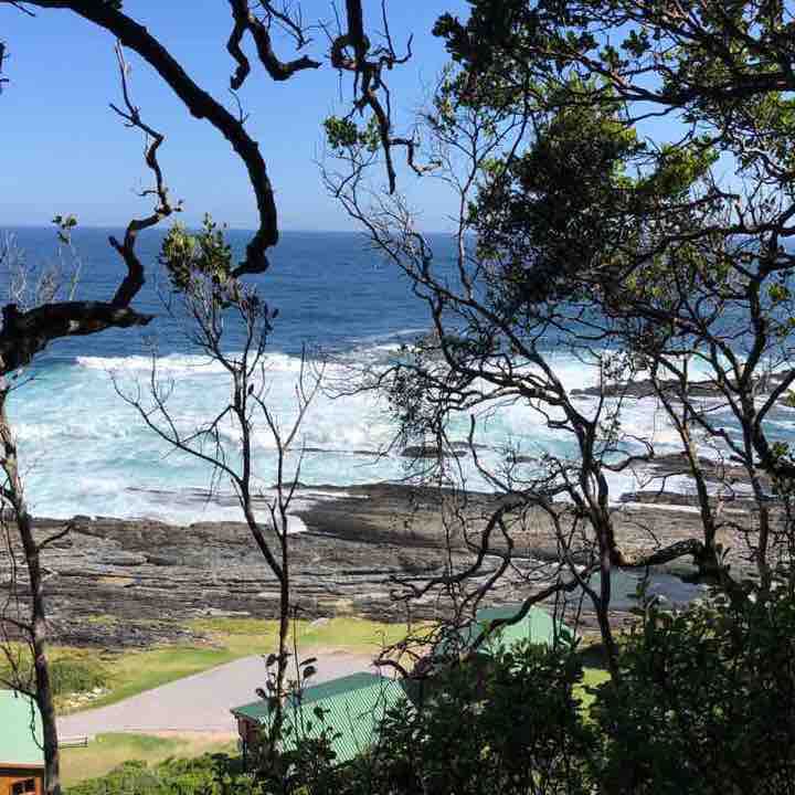 The Lourie Trail walking route map in Stormsrivier