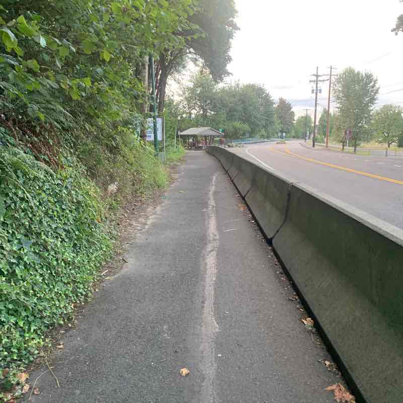 Waterfront Trail, Castle Rock WA walking route map in Castle Rock